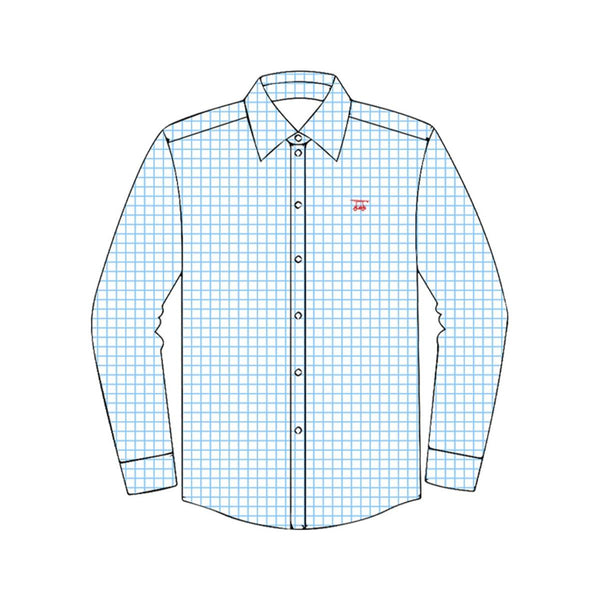 Youth Islander Button Down- W/ Bell Checks