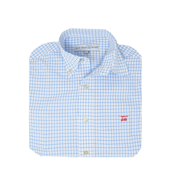 Youth Islander Button Down- W/ Bell Checks