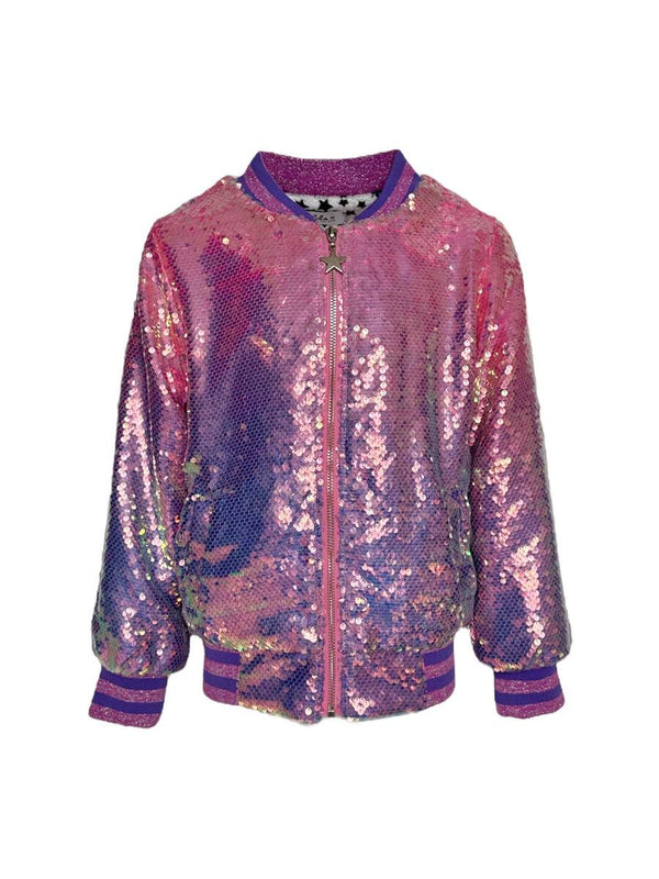 Lavender Haze Sequin Bomber