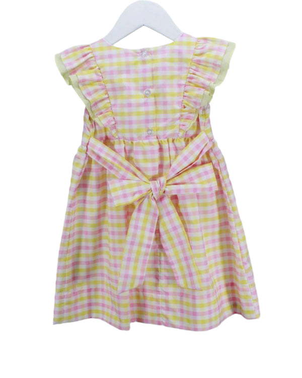 Yellow & Pink Plaid Lilith Dress