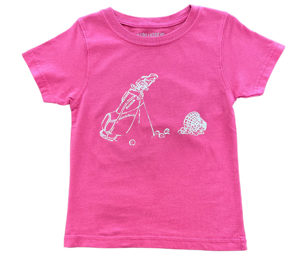 Pink Golf Bag T-Shirt