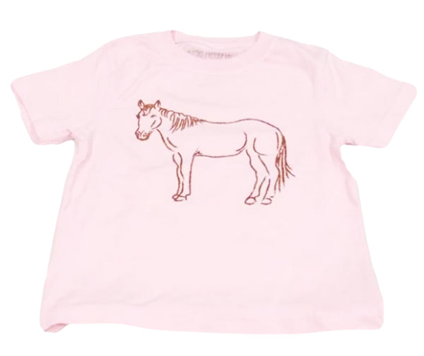 Light Pink Horse T-Shirt