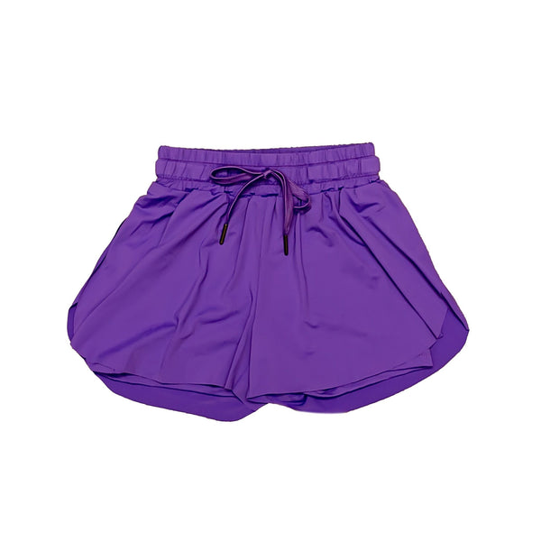 Purple Butterfly Shorts