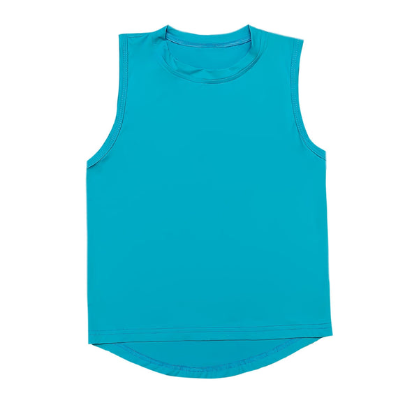 Bright Blue High Low Tank