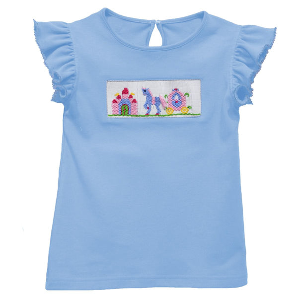 Princess Castle Smocked Top