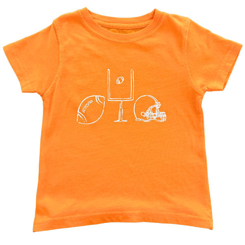 Orange/White Football Trio T-Shirt