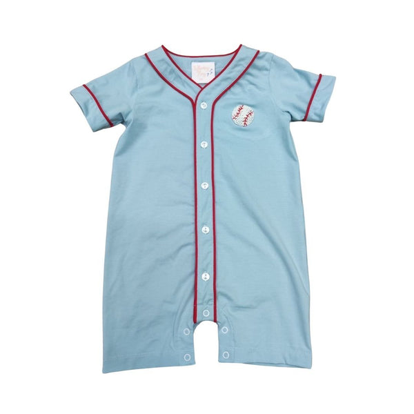 French Knot Play Ball Romper