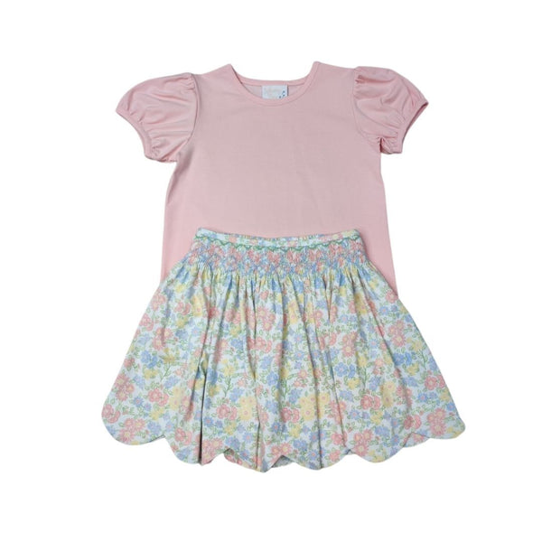 Garden Party Smocked Skirt Set