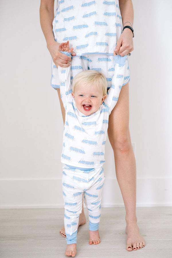 Train Sleep Zip Romper