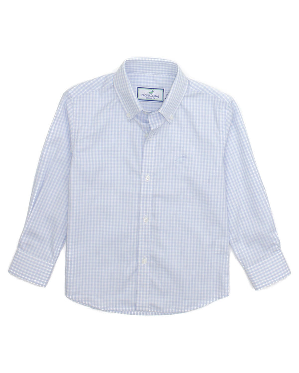 Park Avenue Dress Shirt- Cloud Check