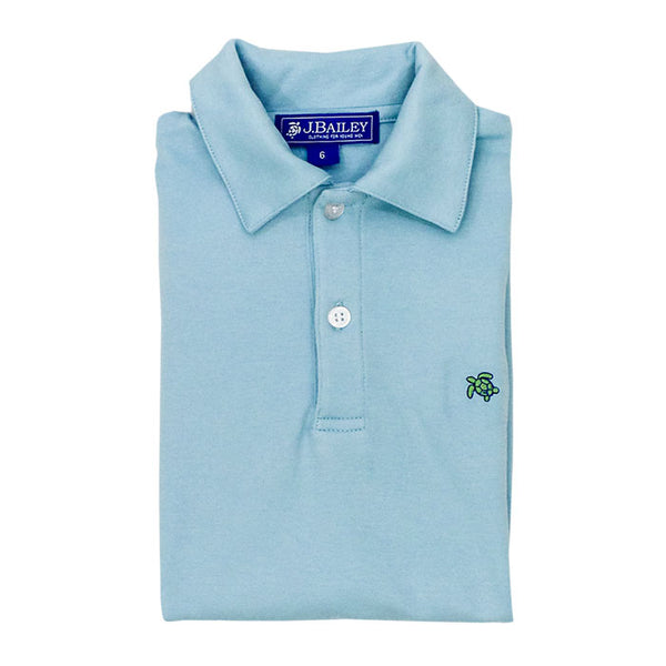 Henry S/S Polo- Blue Jay