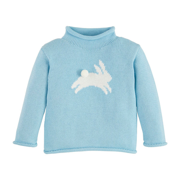 Blue Bunny Rollneck Sweater