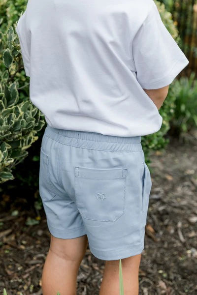 Pull On Shorts- Harbor Blue