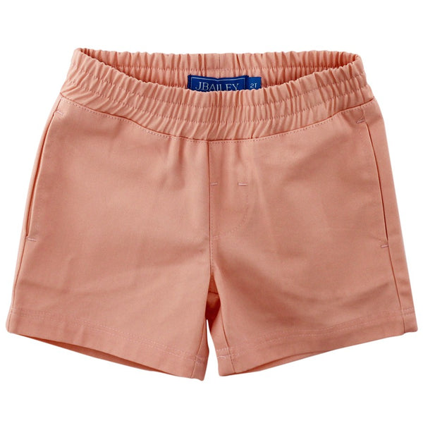 Pull On Shorts- Cantaloupe