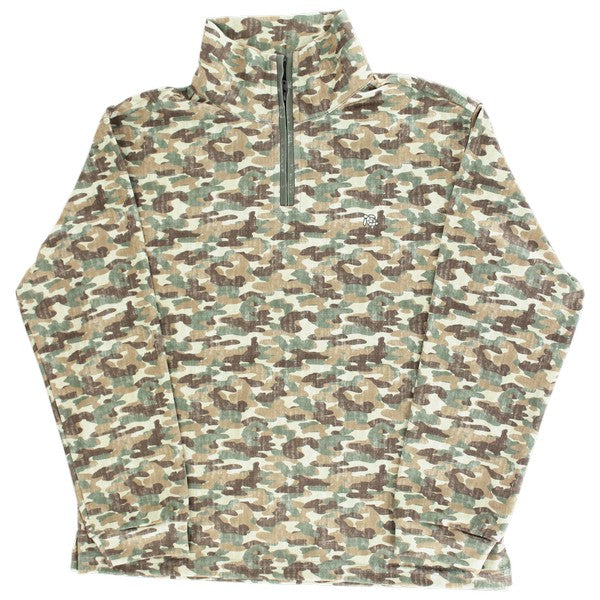 Performance Half Zip-Camo