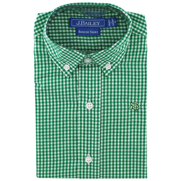 Roscoe Button Down-Kelly Check