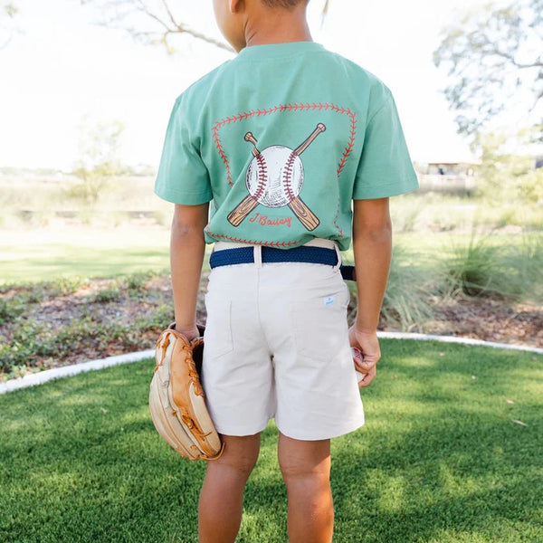 Logo Tee Baseball- Sage