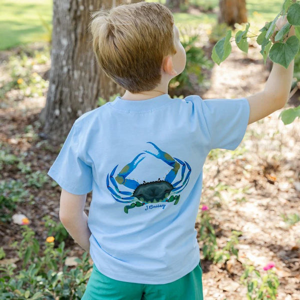 Logo Tee Crab- Bayberry