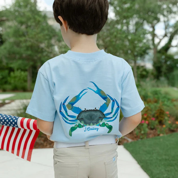 Logo Tee Crab- Bayberry