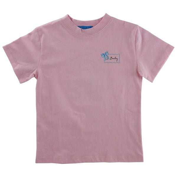 Girls Logo Tee Golf- Pink