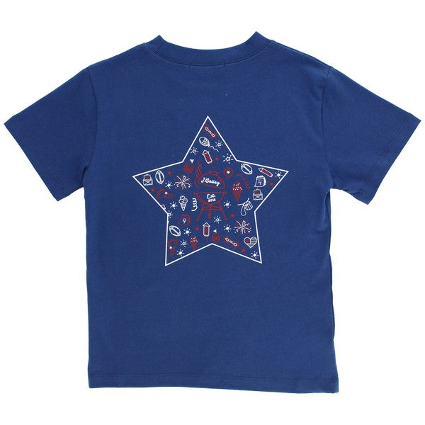 Logo Tee Star- Navy