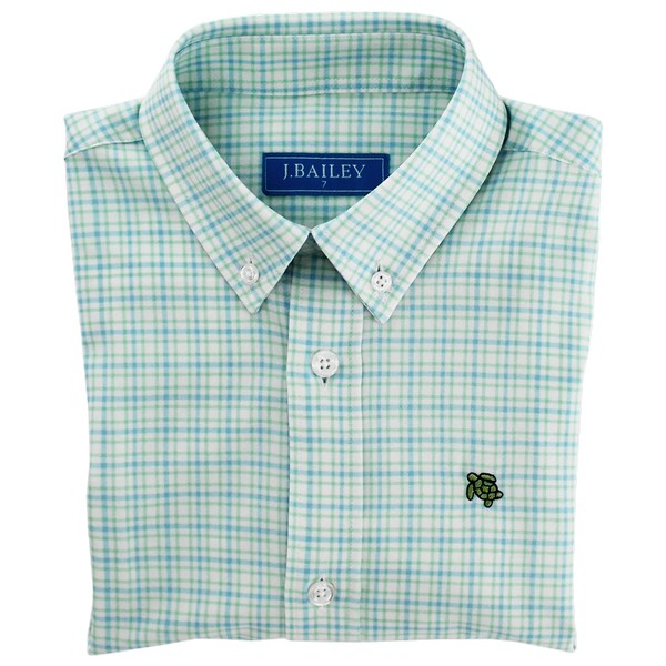 Performance Roscoe Button Down- Lagoon