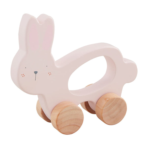 Pink Bunny On Wheels