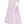 Flowers W/ Side Ties Dress- Pink Stripe