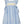 Ducks W/ Side Bows Dress- Blue Check