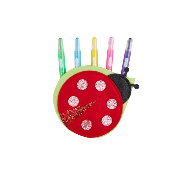 Lady Bug Twisty Crayon Holder