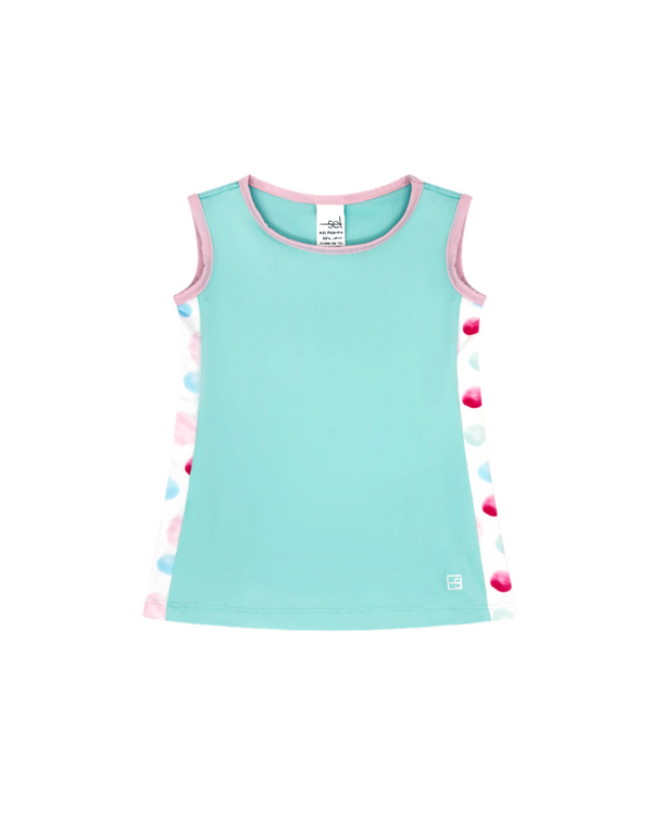 Maddy Tank- Cool Mint, The Sweet Life, Cotton Candy Pink