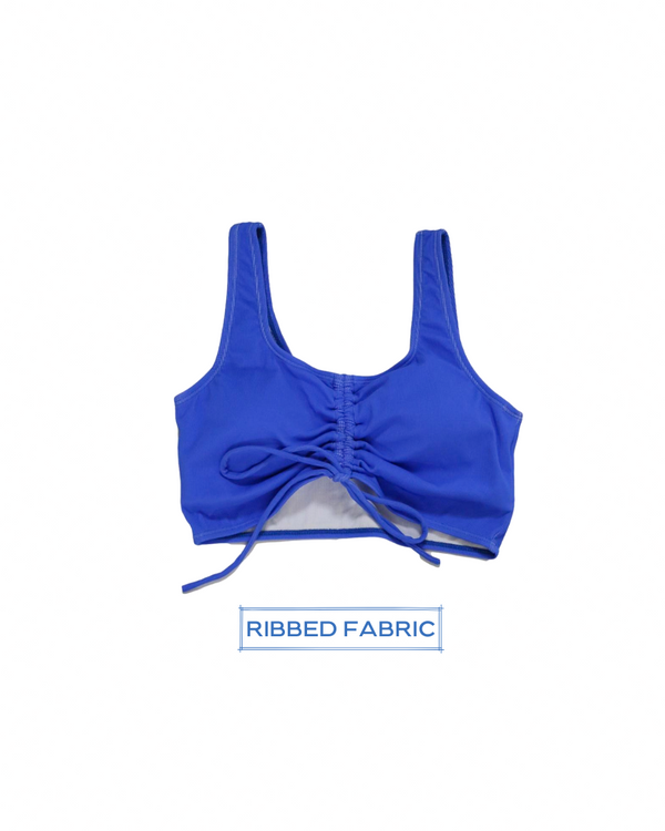 Mix & Match: Ruched Longline Top | Violet