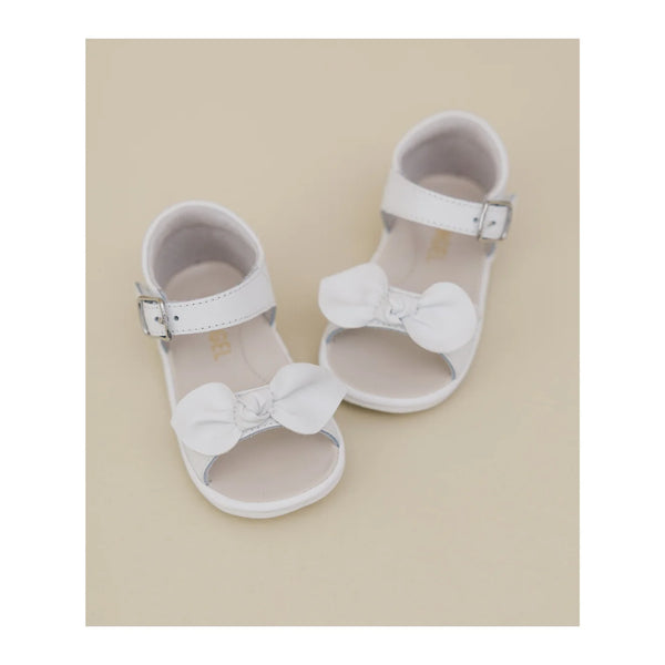 Jolie Bow Sandal- White