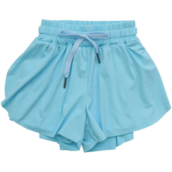 Light Blue Butterfly Shorts