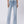 High Rise Trouser Hem Flare Jeans- Women's