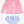 Skirted Flutter Rash Guard Bikini- Pink Seas The Day