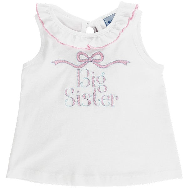 Big Sister Knit Top- White