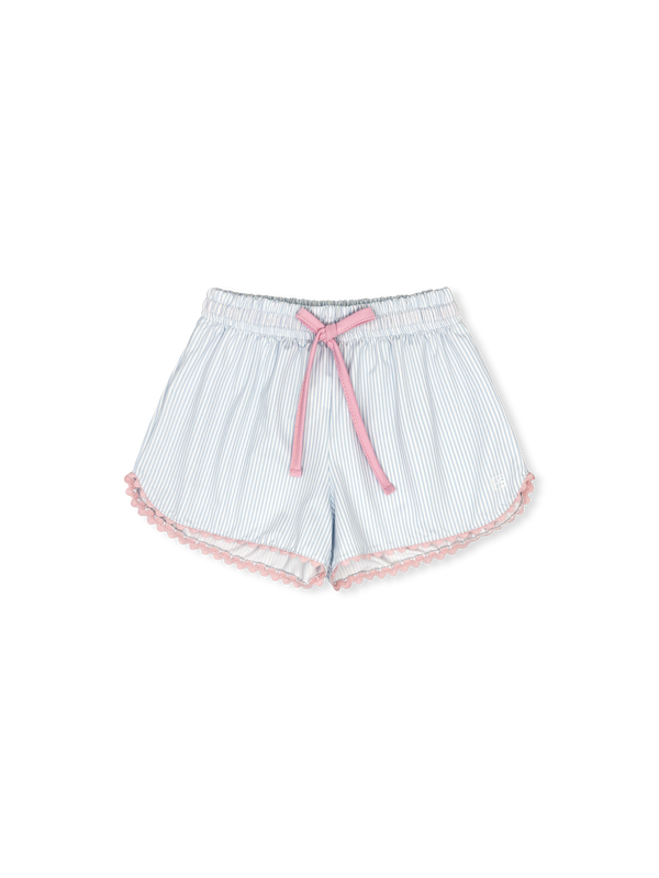 Emily Short- Cotton Candy Blue Ministripe, Cotton Candy Pink