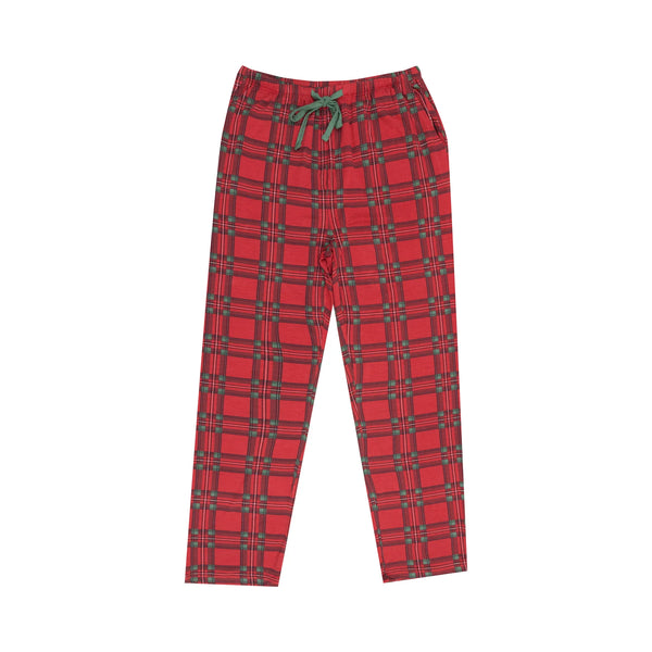 Vintage Holiday Plaid Adult- Loungewear Set W/ Pockets