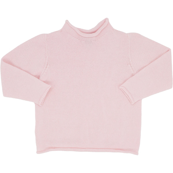 Jersey Rollneck Sweater- Pink