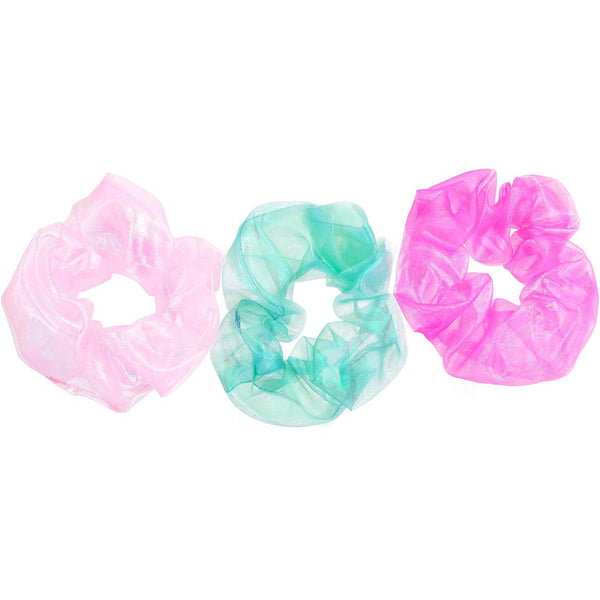 Iridescent Organza Scrunchie Set