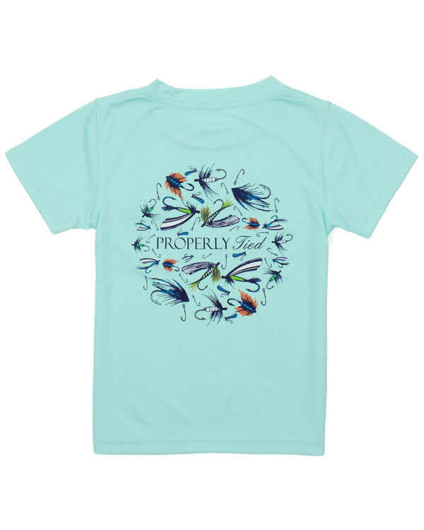 Performance SS Tee Stay Fly- Seafoam