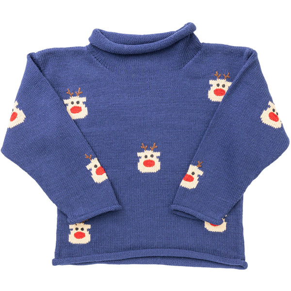 Rudolph Sweater -Navy