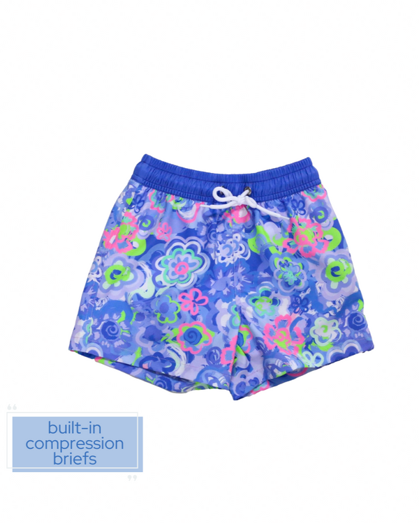 Island Petal Youth Trunks