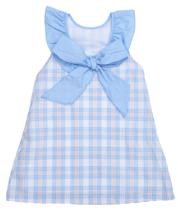 Ally Kole Dress- Pink & Blue Plaid