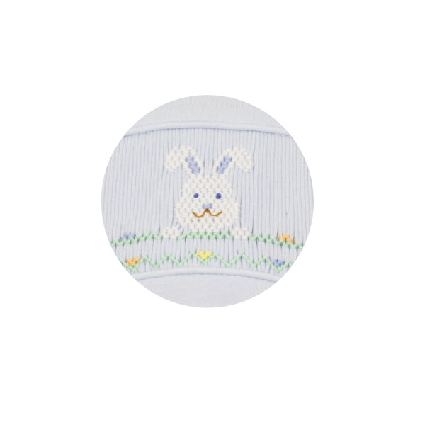 Bunny Face Trio Knit Bubble- Lt. Blue