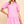 Collared Tiered Mini Dress- Pink