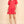 Collared Tiered Mini Dress- Tomato