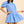 Collared Tiered Mini Dress- Urban Blue