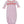 Red Bows Knit Gown- Pink